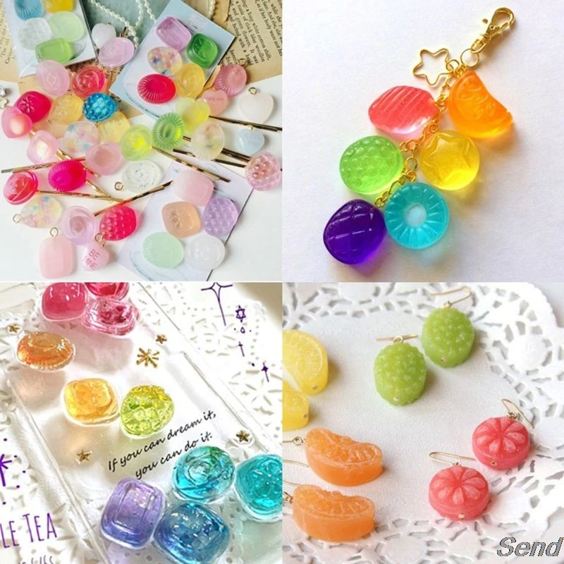 Конфеты с фруктами ювелирные изделия силиконовая смола форма наборы