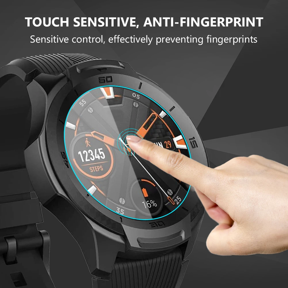 

1/2/3 Pcs 9H Tempered Glass Protective Cover For TicWatch E/S/C2/E2/S2/Pro Screen Protector Scratch Resistant Anti-Shatter Guard