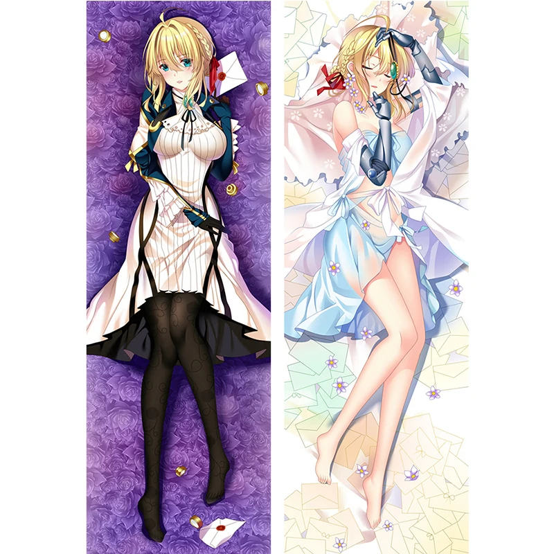 

Violet Evergarden Body Pillowcase Beauty Double-Sided Printed Dakimakura Pillow Cover Cosplay Cartoon Anime Home Decorative