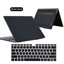 For HUAWEI MateBook Pro16.1/X 2020/X Pro/ MateBook 13 14/D14 D15/MagicBook 14 15-Black Hard Laptop Shell case + Keyboard Cover