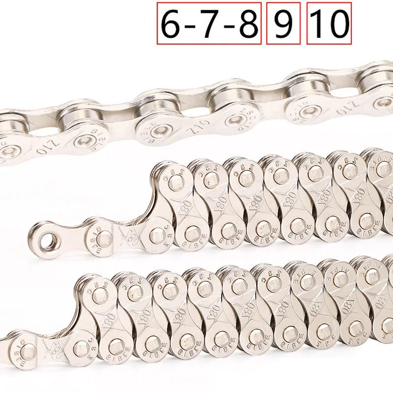 

KMC Chain X8 X9 X10 X11el Chain Super Light MTB Road Bike Bicycle Chain with Titanium Gold Silver Bike Accessories Cycling Parts