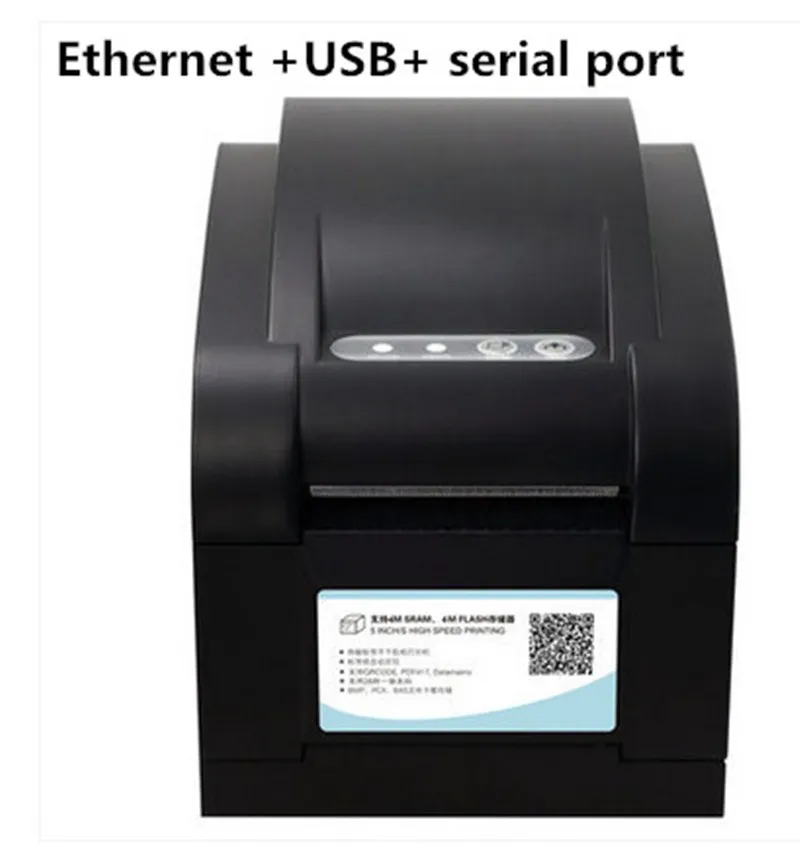 

Принтер для печати этикеток и штрих-кодов, последовательный порт USB, Ethernet порт