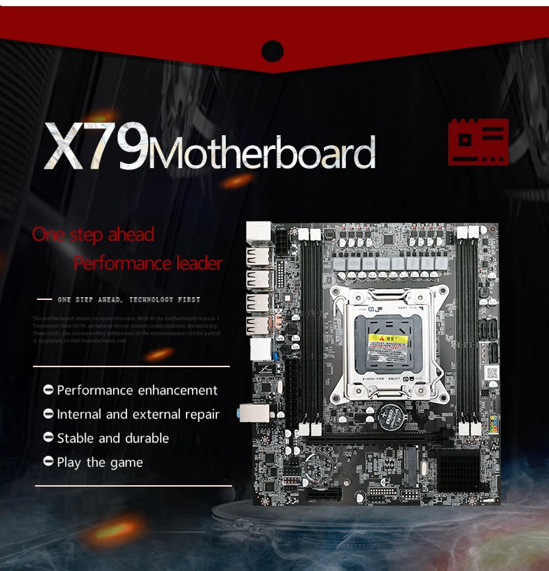 Ongy X79 4M материнская плата LGA 2011 i7 DDR3 ПАМЯТЬ 32 Гб SATA VGA/HDMI X79-4M основная плата PCI-E NVME M.2 процессор 32G ddr 3 офис