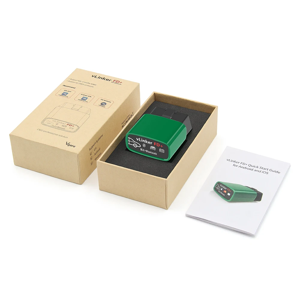 Автомобильный диагностический сканер Vgate vLinker FD + ELM327 Bluetooth 4 0 FORScan для Ford wifi OBD 2 J2534