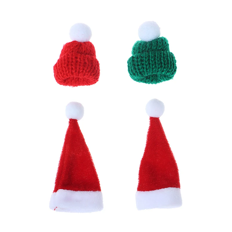 2 шт./компл. Рождественский Мини шарф шапка Декор кукольная одежда аксессуары