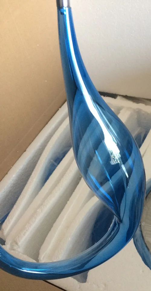 Light Blue Итальянская Лебединая люстра, современные муранские люстры, креативная художественная стеклянная люстра, светильник 60 головок(18 видов цветов - Цвет абажура: Light Blue