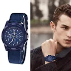 Модные светящиеся мужские часы Montre Homme с двойной шкалой для спорта на открытом воздухе с нейлоновым ремешком в подарок повседневные часы Relogio Masculino Reloj