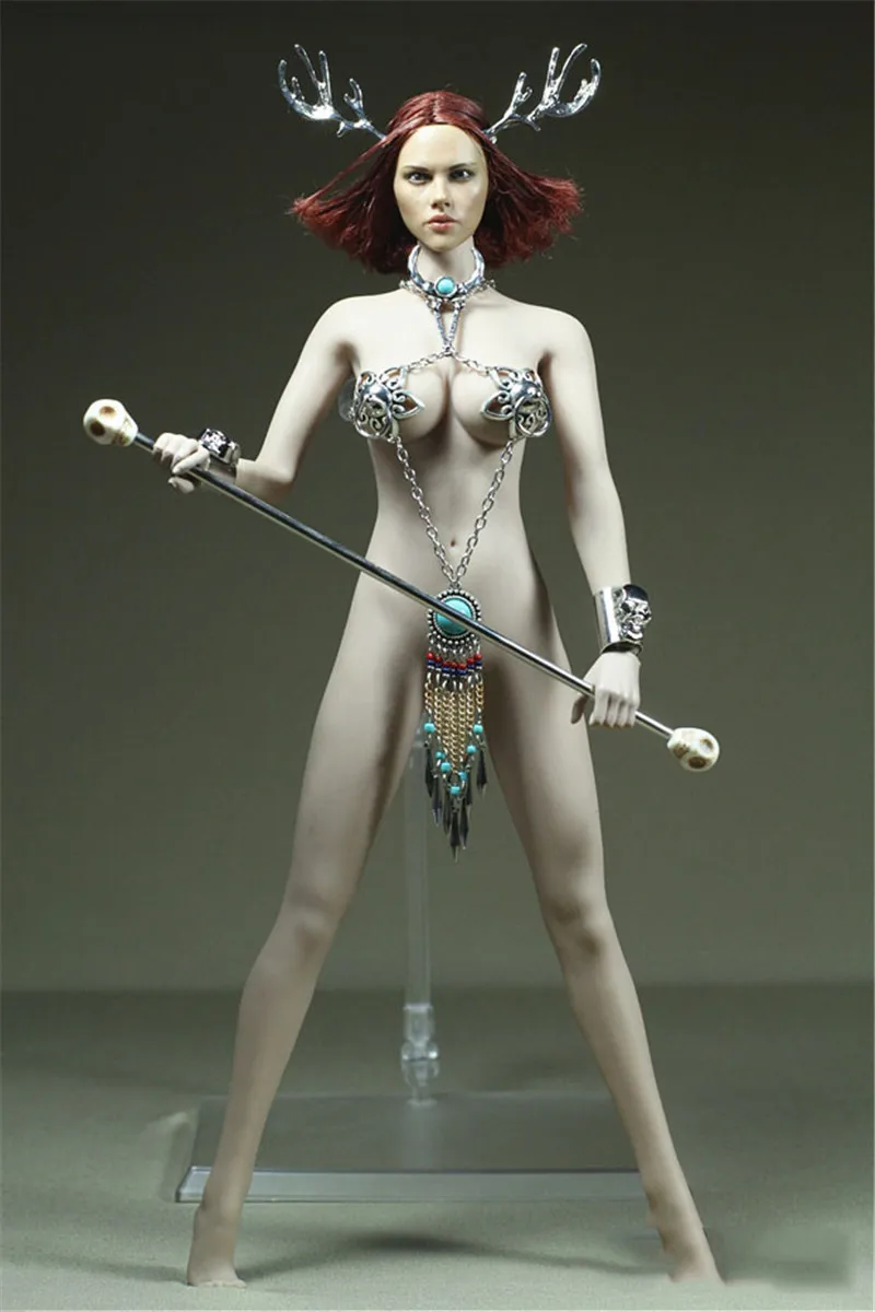 Женская пикантная металлическая одежда в масштабе 1/6 куртка с кольцом и бахромой