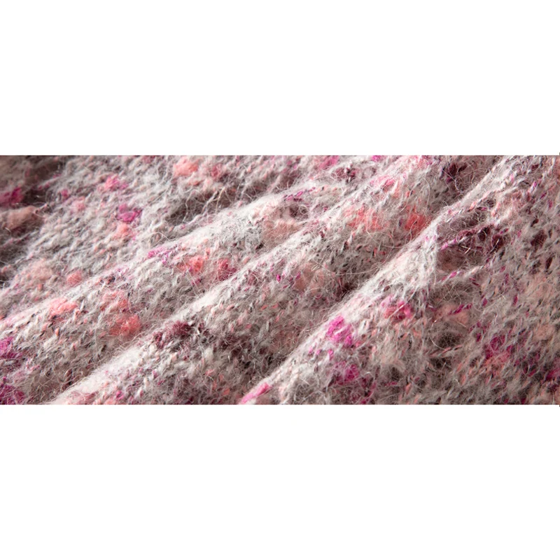 

fashion Loose O-Neck Sweaters Women spring new Casual Long sleeve Knitted Pullovers winter Patchwork Keep warm Tops women