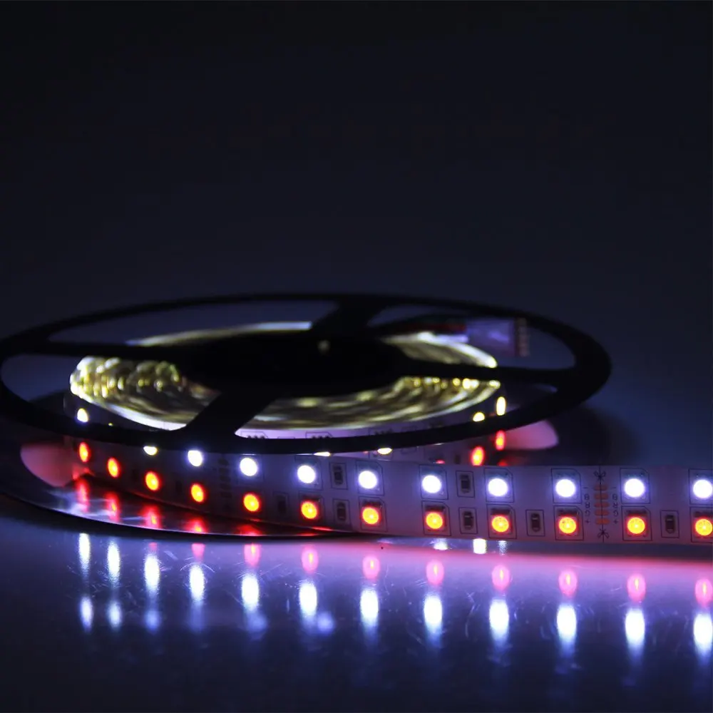 5 м двухрядный IP20/IP67 Водонепроницаемый 5050 SMD RGBW(RGB + белый) RGBWW(RGB теплый гибкий