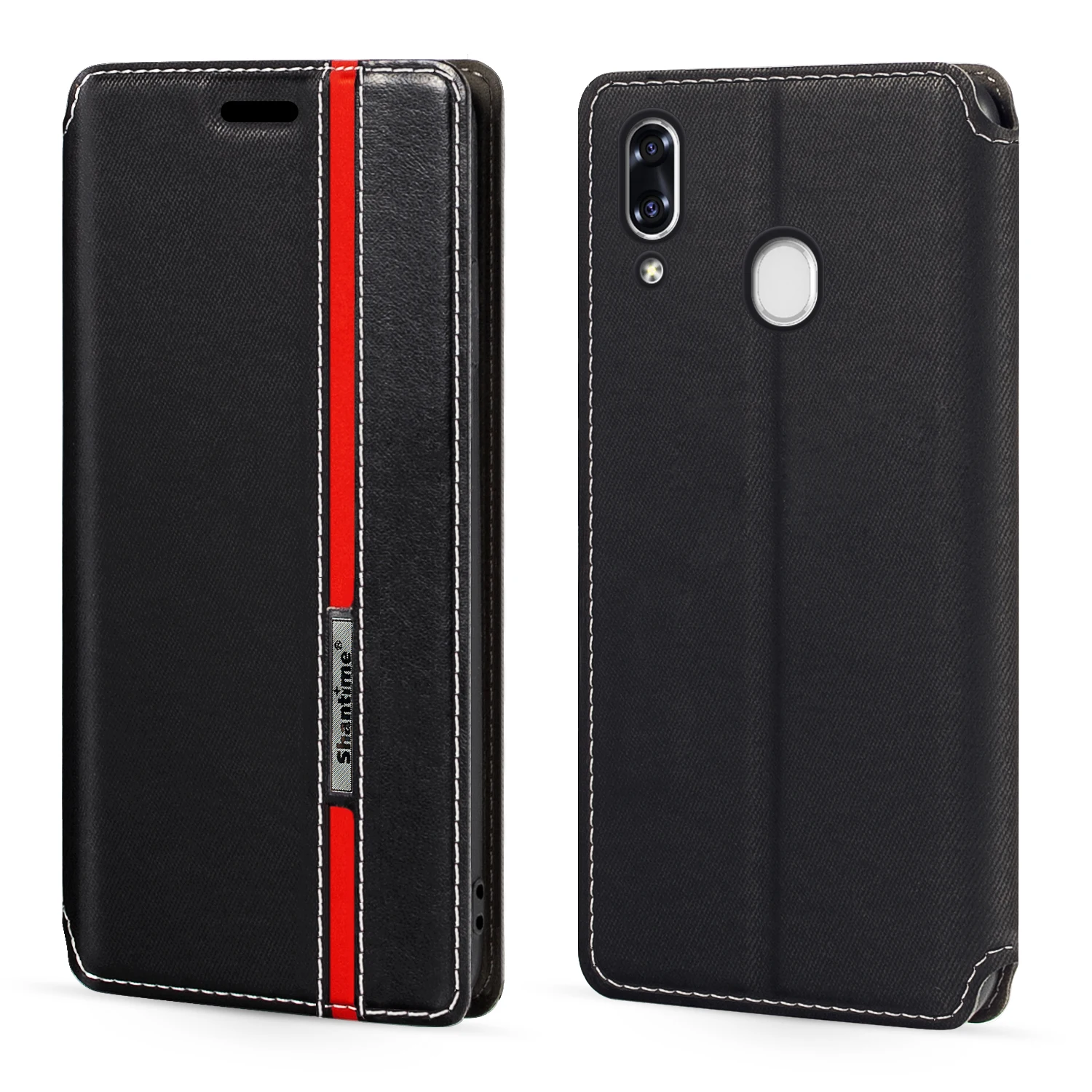 

Модный разноцветный кожаный чехол-книжка с магнитной застежкой для ZTE Libero S10