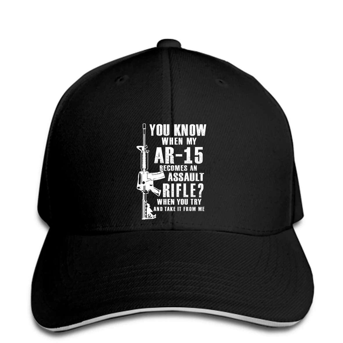 Baseball cap AR-15 ASSAULT RIFFLE caps 2ND SECOND AMENDMENT PRO GUN RIGHTS 3 PERCENTER | Caps
