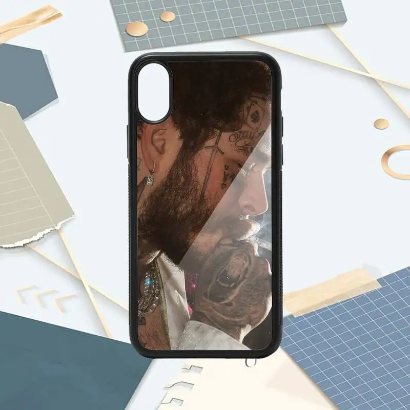 

post malone American male singer Phone Case PC for iPhone 11 12 pro XS MAX 8 7 6 6S Plus X 5S SE 2020 XR