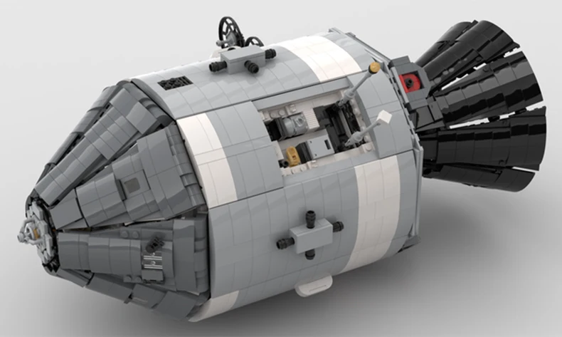 DIY MOC строительные блоки совместимы с 26457 Apollo 11 Звездные войны модель космического аппарата подарок на день рождения игрушки для детей
