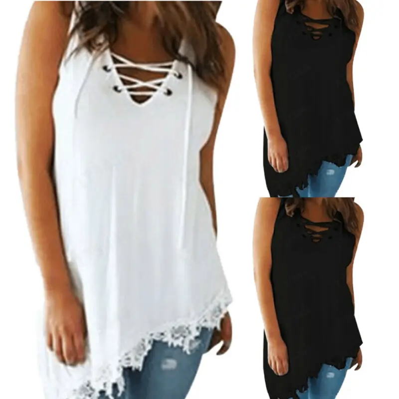 

Женская летняя футболка без рукавов, повседневные однотонные майки