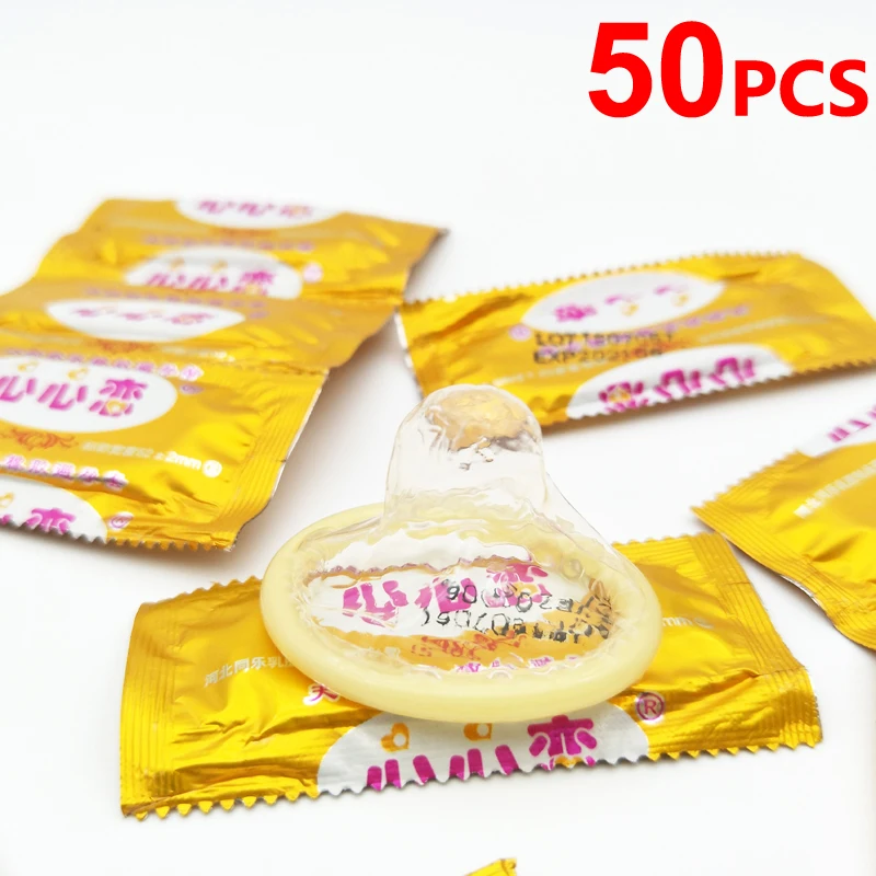 50 шт. Оптовая продажа Детское нижнее белье презервативы лучшее качество тонкий