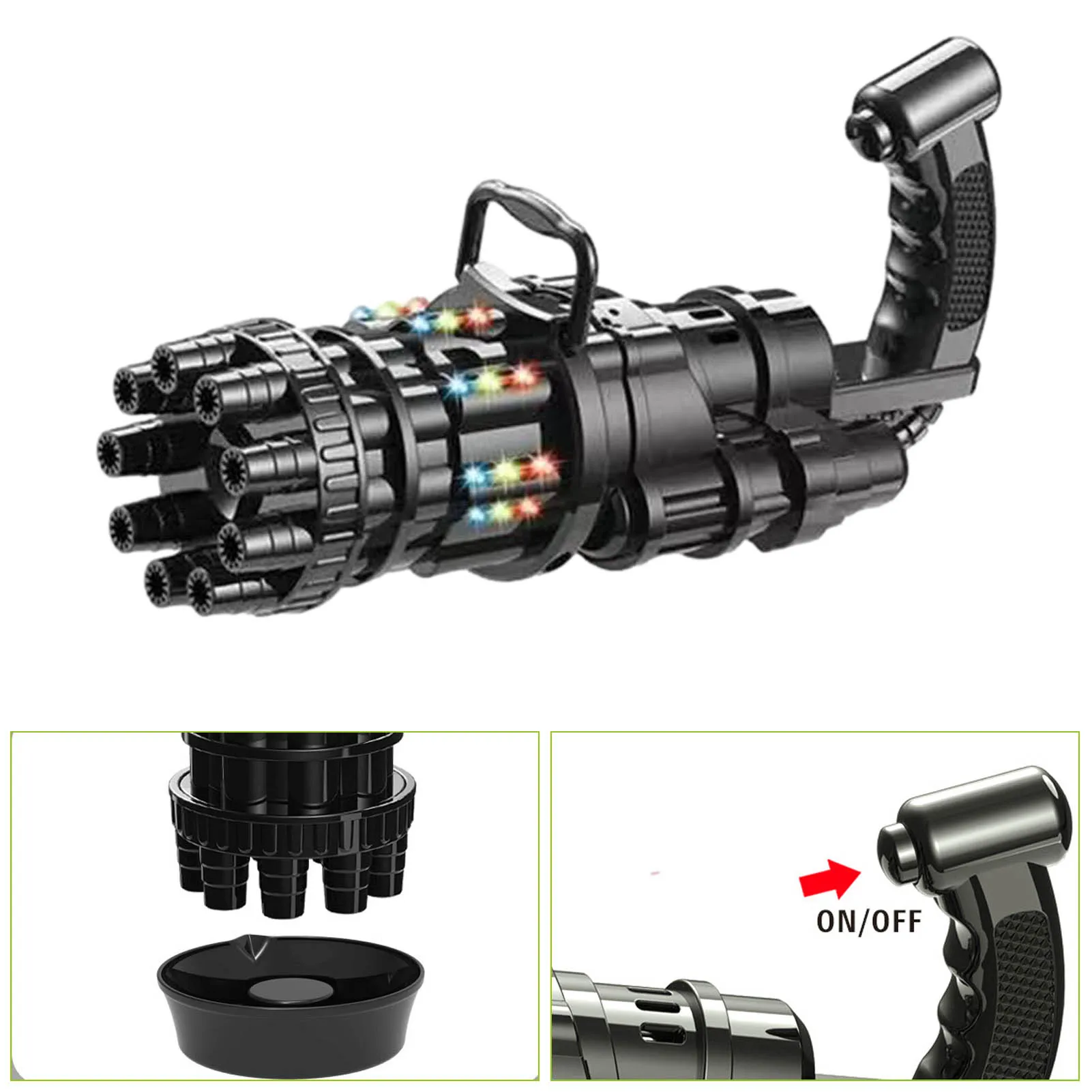 Новинка автоматический пистолет для пузырей Gatling игрушки Летняя машина мыльных 2