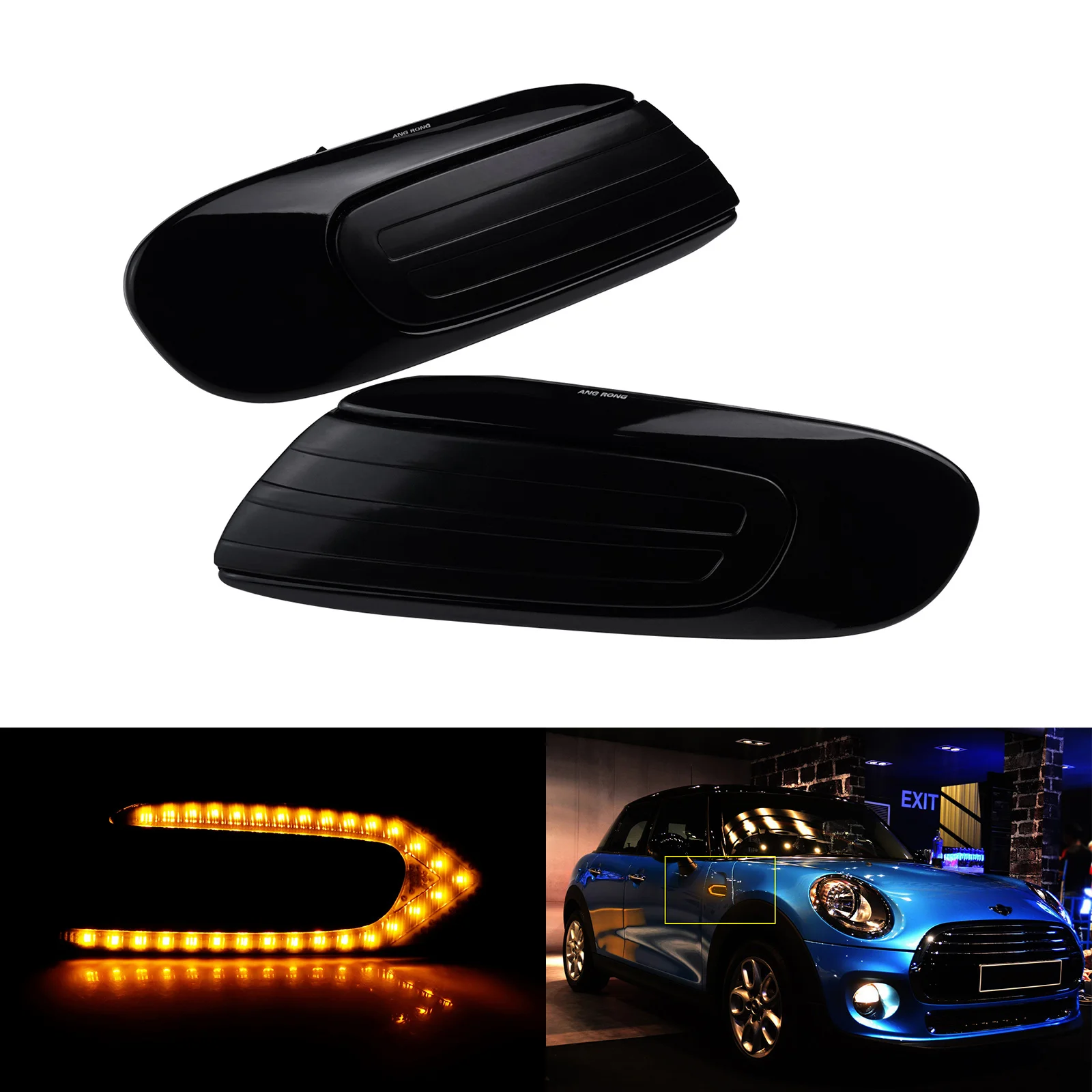 

2 шт., светодиодный индикатор для Mini Cooper F55 F56 F57 2013 и выше