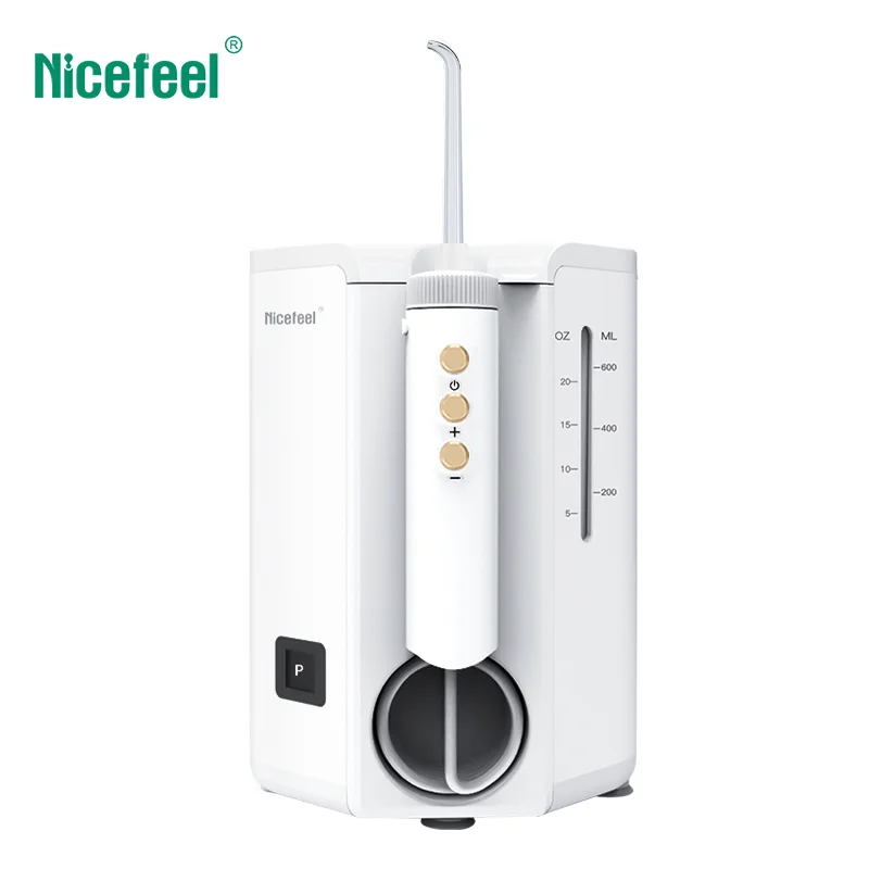 

Nicefeel Oral Irrigator 7pcs Tips 600ml Water Flosser Irrigator Dental Hygiene for teeth cleaning Water Pick irrigators Flossing