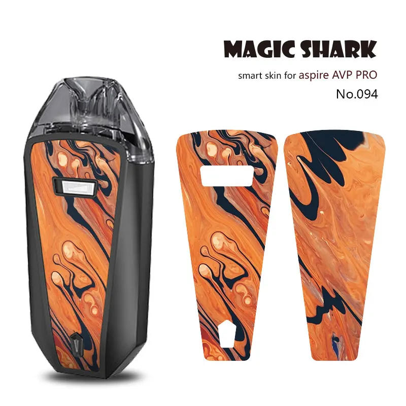 Ультратонкий кожаный чехол-наклейка с рисунком дракона жемчуга для Aspire AVP Pro |