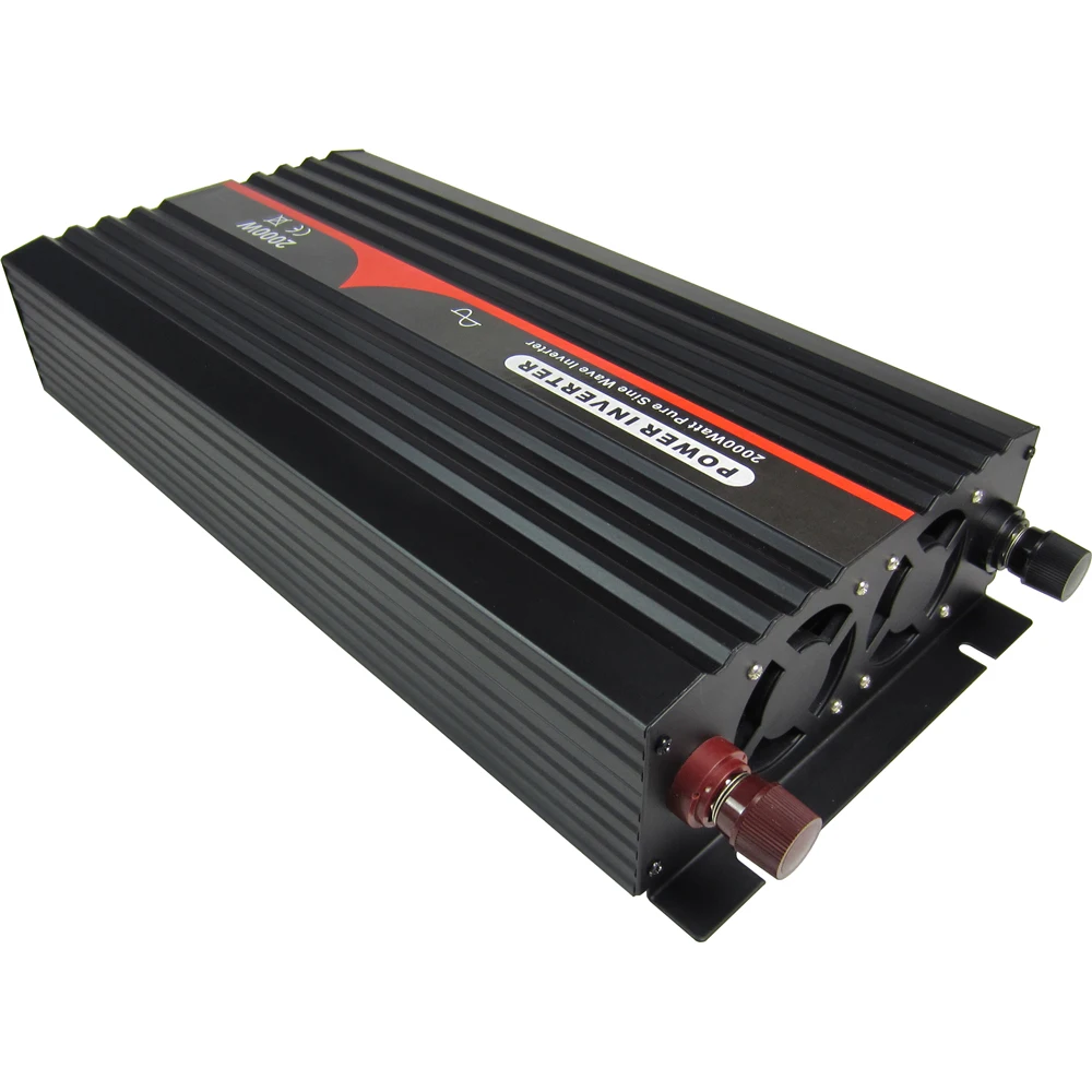 2000VA/2000W/2KW однофазный инвертор чистой синусоидальной волны 12V 24V 48V DC до 100 ~ 120VAC 220