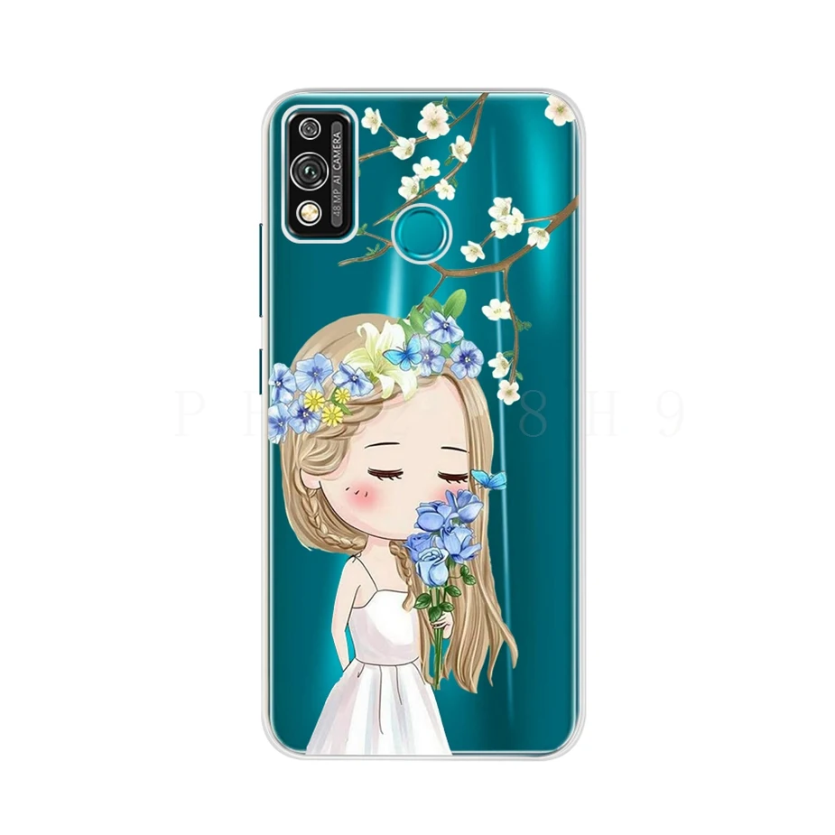 Чехол для Huawei Honor 9X Lite милый модный мультяшный чехол мягкий силиконовый Coque Fundas 9 X |