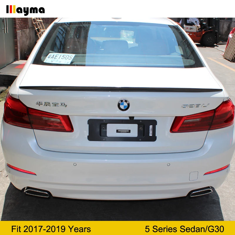 Спойлер для заднего багажника из углеродного волокна BMW 5 серии седан 525i 530i 540i 2017