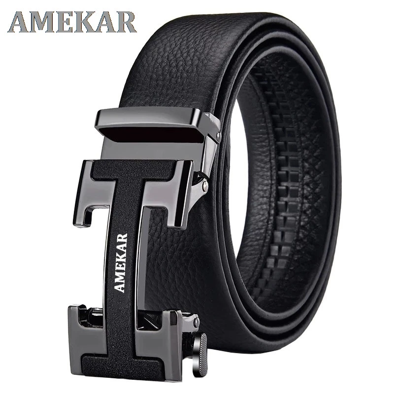 

Male Belt New Designer Men's Belts Luxury Man Fashion Belt Luxury Brand for Men High Quality Automatic Buckle