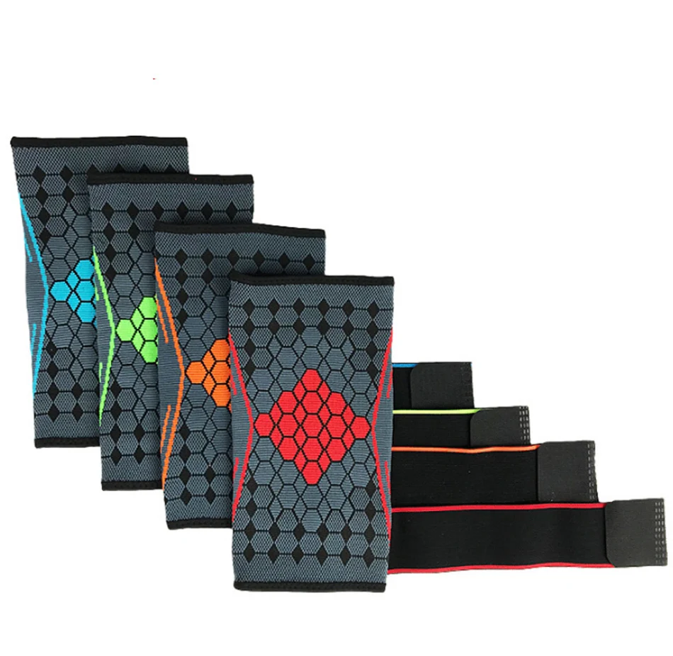 

1 шт. Спортивная накладка на локти для мужчин, регулируемая эластичная защита для баскетбола, волейбола, фитнеса