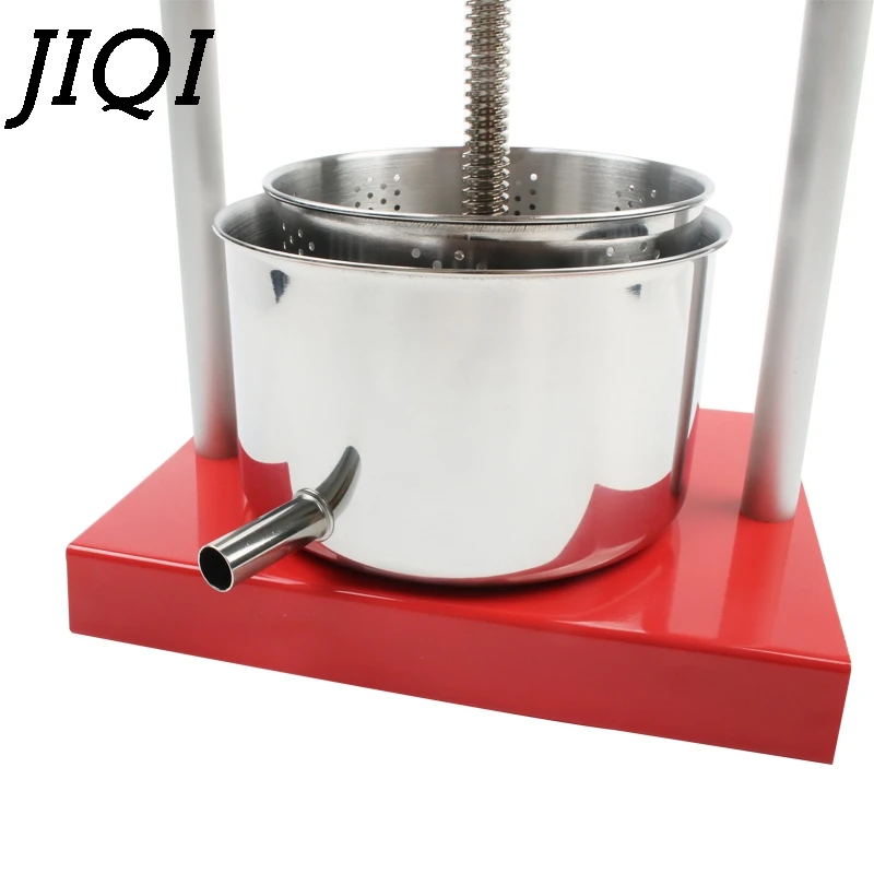 Ручная Соковыжималка JIQI из нержавеющей стали медленная соковыжималка с функцией