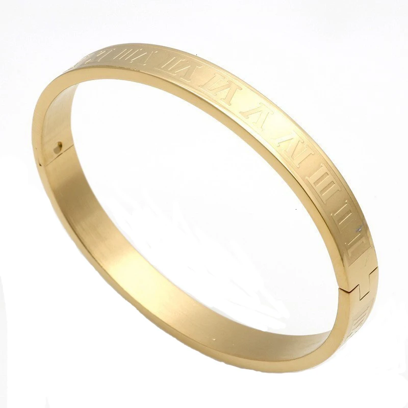 Темпераментный Королевский Римский браслет с цифрами для мужчин модный Открытый