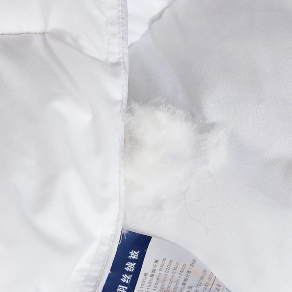 200x200 см мягкое одеяло из гусиного пуха зимнее и осеннее с s-образными перьями для