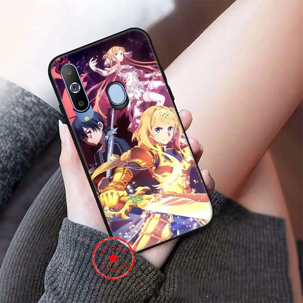 IYICAO обувь для вечеринки в Стиле косплей Sword Art Online силиконовый мягкий чехол samsung A10