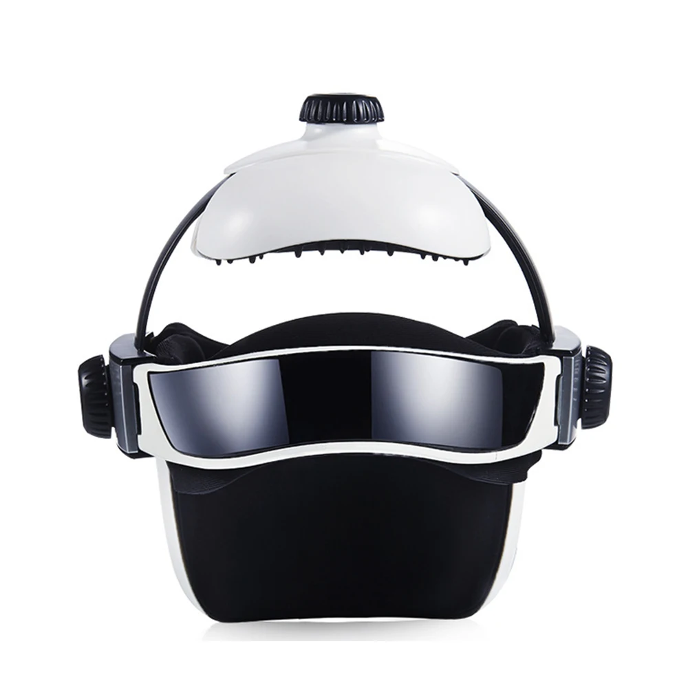 

Electric Head Massager Vibration Heating Head Massage Helmet Air Compression Head Massager Music Muscle Stimulator Health Care