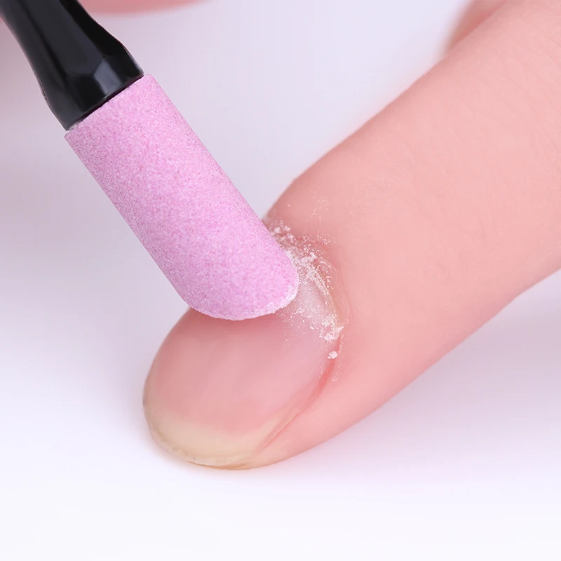 

ELECOOL 1Pcs Dead Skin Pusher Nails Art Cleaning Cuticle Pusher sponge for gradient manicure Polished Rods Durable Tool T1285