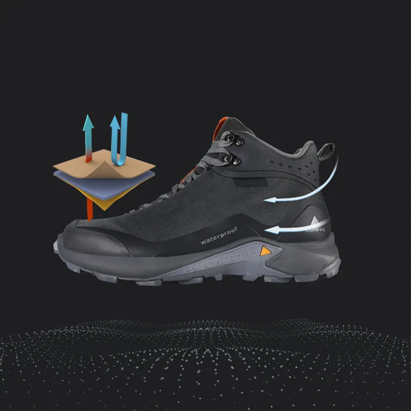 HUMTTO Hiking Shoes Professional Outdoor Climbing Camping Men Boots Mountain Trekking Sneakers Tactical Hunting Sport Shoes Mens