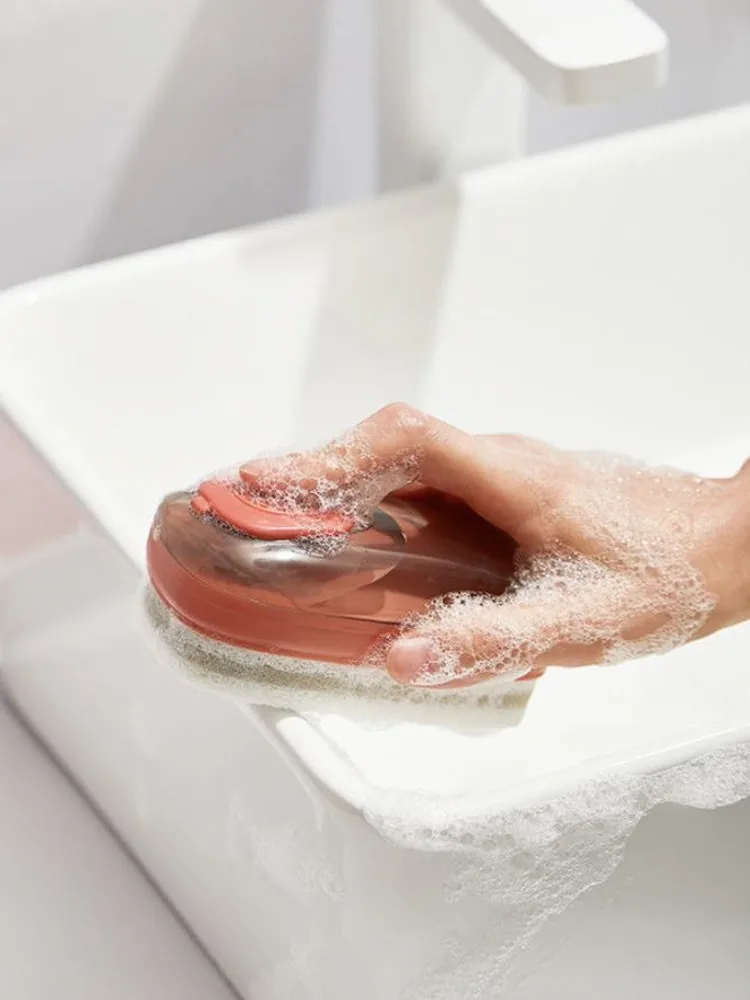 Чистящие приборы кухонная щетка для стирки щетина губка скраб с держателем