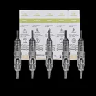 Иглы для картриджей 5 rm, одноразовые стерилизуемые иглы для перманентного макияжа для бровей и губ, разные размеры, иглы для картриджей