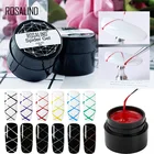 Гель-лак ROSALIND, гель для дизайна ногтей Гель-лак для ногтей, наклейки паутина