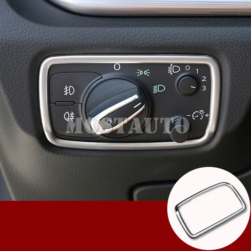 Для Audi Q2 GA внутренняя фара переключатель кнопка рамка Крышка отделка 2016 2021 1 шт.