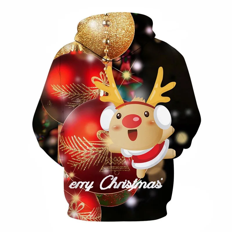 Женская уличная одежда с 3D-принтом смешного черепа пуловер в стиле Харадзюку