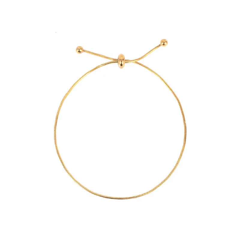 

New style Anklet women's 18K Gold tassel design