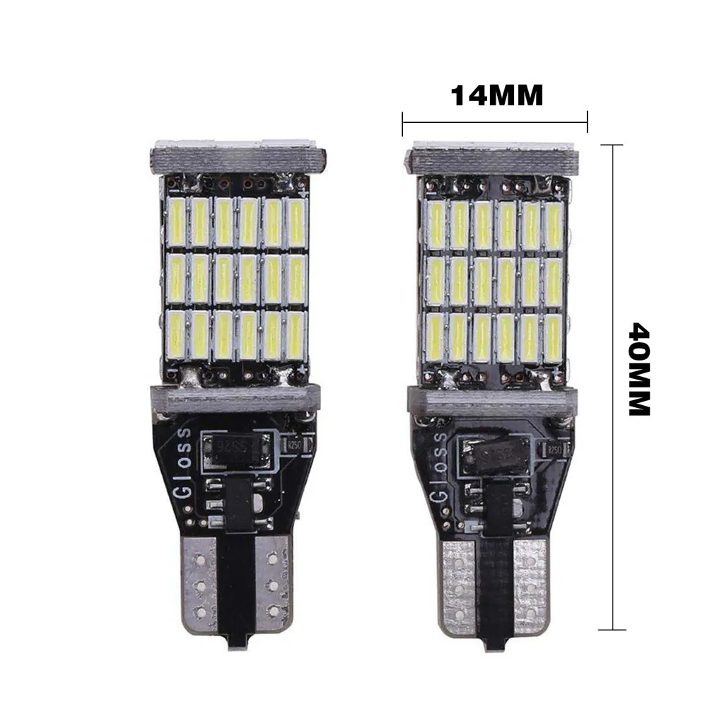 T15 4014 45SMD светодиодный светильник заднего хода шириной белый 6500 к прочный и