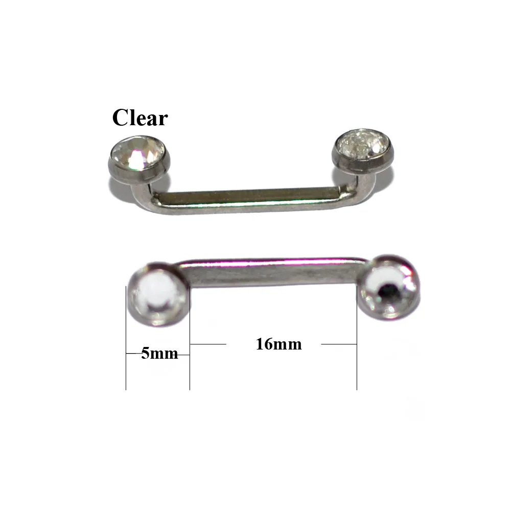 1.6x16x5x5mm 1 шт. G23 титановый пирсинг 1.6x12-20 м микродермальный якорь внутренняя резьба штанги поверхность бар титановая Штанга пирсинг ювелирные изделия - Окраска металла: 1.6x16x5x5mm