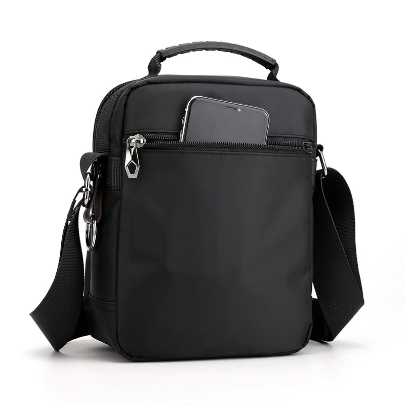 Мужская Легкая простая сумка мессенджер на одно плечо маленькая квадратная