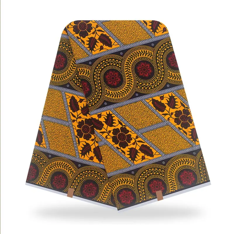 

African wax fabric cotton 6yard veritable wax Ankara print fabric African Nigeria wax for dresses sewing fabric