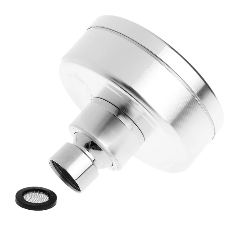 

Aluminum Space Pressurized Shower Head 3.2inch Nozzle Bathroom Hotel Sprinkler