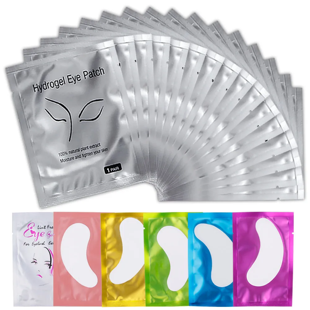 

20/50/200pairs Eyelash Patches Under the Eyes Pads Eyelash Pad Gel Patch Eye Extension Hydrogel Patches Eye Sticker Lashes Tools