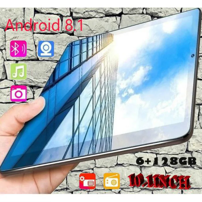   10     sim- 4G   PC Mic WI-FI Android 8, 1 Octa Core 6  + 128      GPS