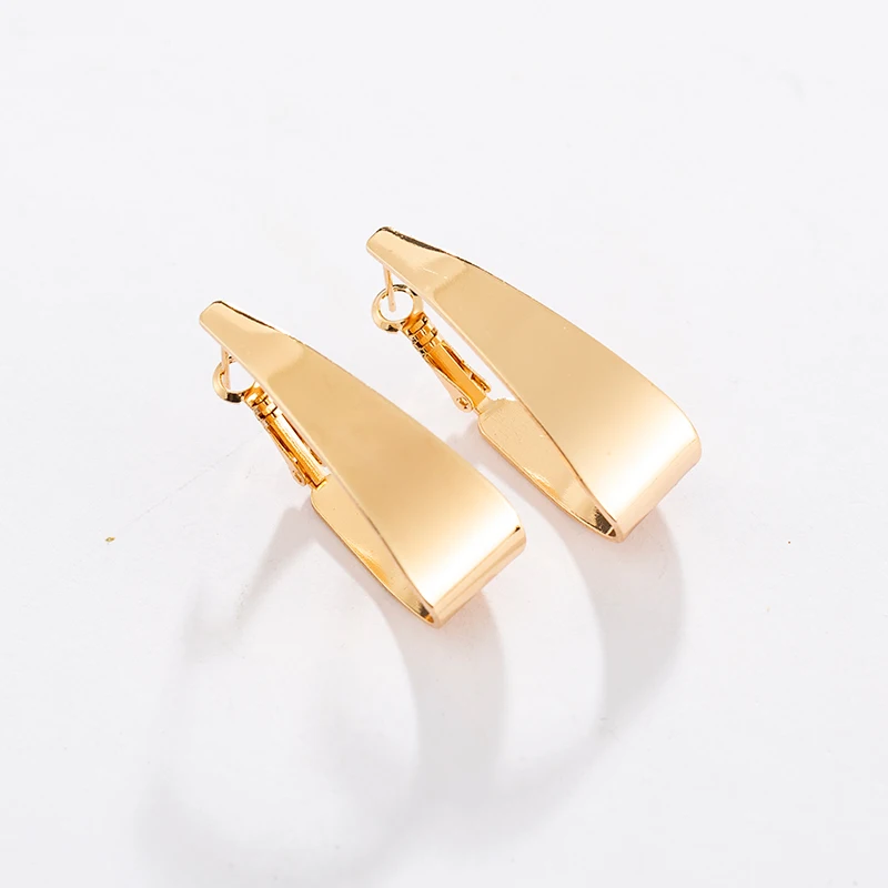 

1 Pair big Hoop Earrings gold Stainless Steel Circle Hoop/Earring for Women Men Ear Ring Clip Huggie Earrings